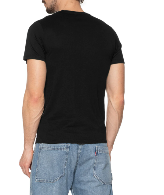 Kit 3 Camisetas Básicas Preto Azul Marinho e Cinza