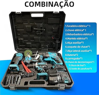 Kit de Ferramentas 4 em 1 Multifuncional Portátil - Black Friday