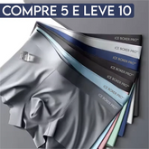 Compre 5 Leve 10 - Kit 10 Cuecas Lupo 100% Algodão - Somente Hoje!!