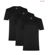 Kit 3 Camisetas Básicas Pretos